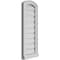 Ekena Millwork Arch Top Surface Mount PVC Gable Vent w/ 2"W x 2"P Brickmould Sill Frame, 12"W x 28"H GVPAR12X2803SN - alternate 4